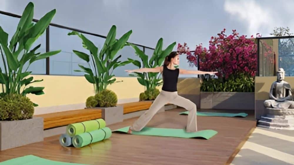 Yoga and meditation deck